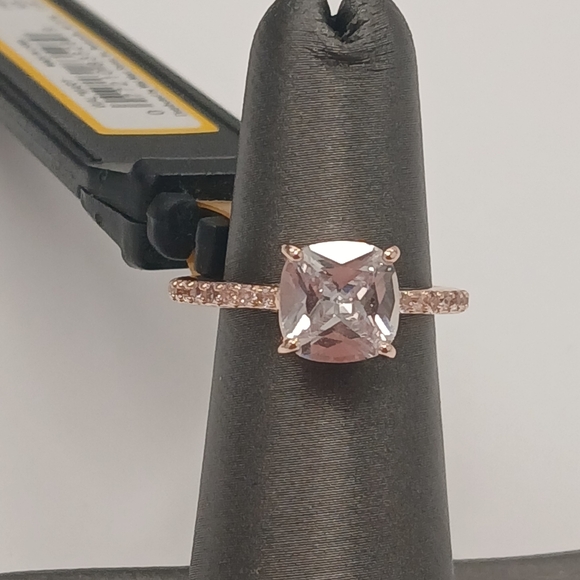 Walmart Jewelry - Nwt Rose Gold & Champagne CZ Stone Ring Size 7 Walmart